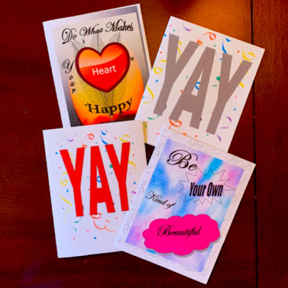INSPIRATIONAL BLING GREETING CARDS BUNDLE SET OF 4